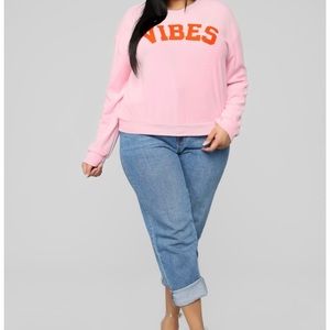 Brand new Fashion Nova Vibes sweater